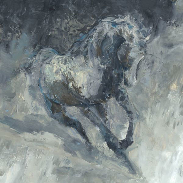 Carry Away par D'Alessandro Léon - Peinture, Couche de verre, H 30 po x l 30 po