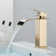 Adalet Modern Sink Taps Waterfall Single Lever Bathroom Brushed Gold Mono Basin Mixer