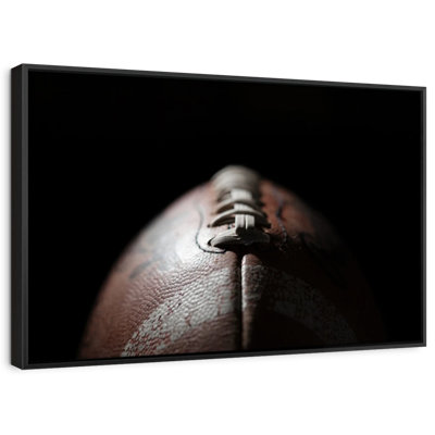 Dramatic Football Canvas Print