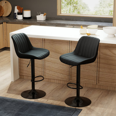 Moniq Swivel Adjustable Height Bar Stool