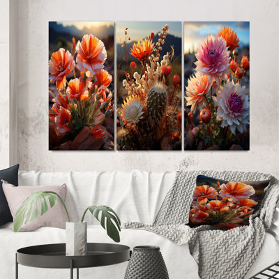 «Desert Euphoria Cactus», 3 pièces