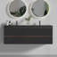Meuble-lavabo mural 60 po (30 po * 2) avec lavabo à quartz et tiroirs-283688552-283688558-283688559