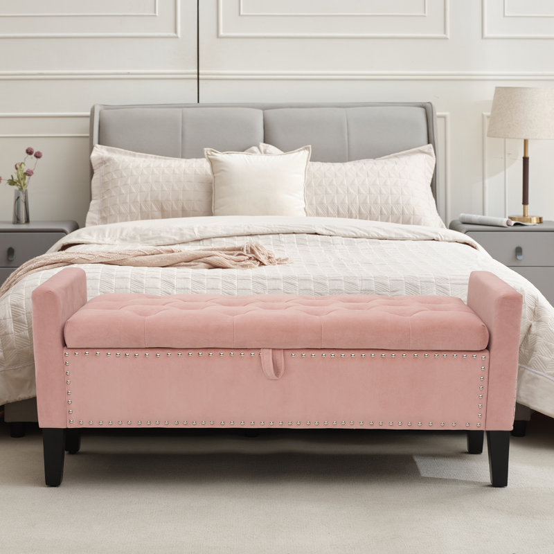 Repose-pieds Jeani 45 po Jeani, Rose