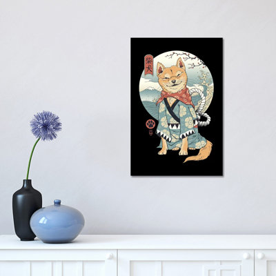 Shiba Inu by Vincent Trinidad - Print on Canvas