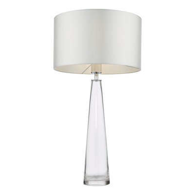 Samara Table Lamp Clear Glass Base Only