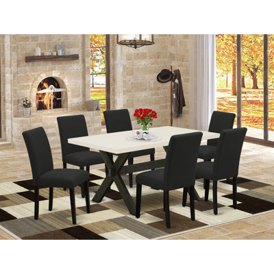 Acacia Solid Wood Dining Set by Red Barrel Studio