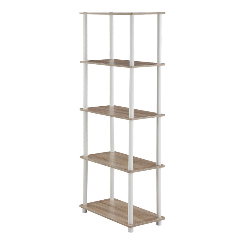 Maxine 59.9cm W Manufactured Wood Shelving Unit, Sonoma Oak/White