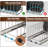 Cutting Board Organizer Rack, Expandable Baking Tray And Cookie Sheet Organizer With 14 Adjustable Dividers, Bakeware Muffin Tin Cupcake Pan Storage Organizer For Cabinet-1792073474