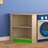 Bright Beginnings Commercial Grade Two Tier Wooden Corner Kitchen Cabinet