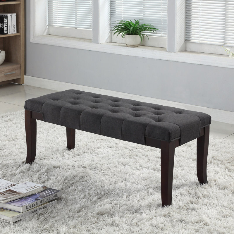 Banc capitonné Linon, tissu