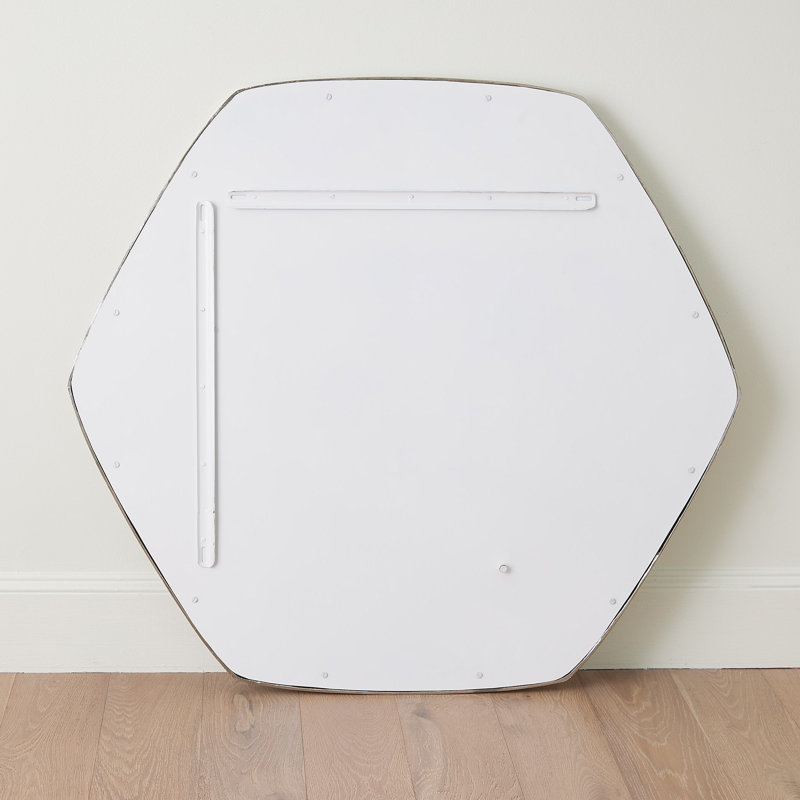 Hudson Hexagon Metal Mirror