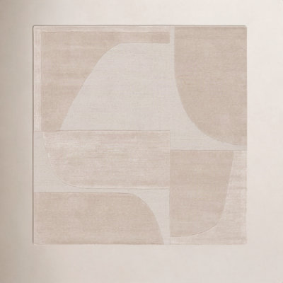 Martella Hand-Tufted Geometric Wool Rug