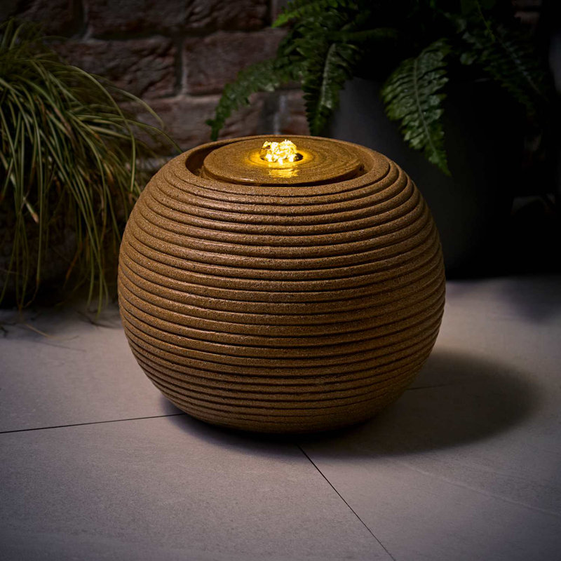 Weather Resistant Fountain with Light