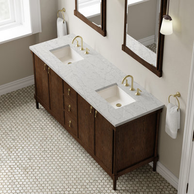Kinnsden 72" W Double Vanity
