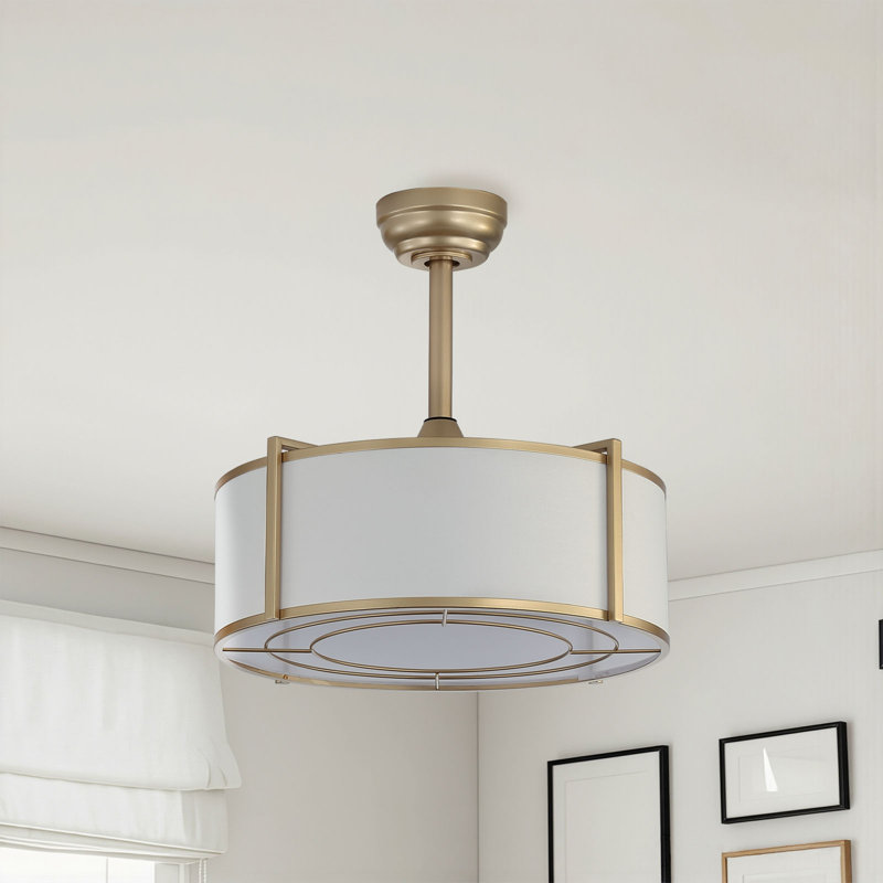 Ventilateur de plafond réversible de 20 po avec ensemble d'éclairage et minuterie à télécommande 6 vitesses Farmhouse (comprend 6 ampoules)
