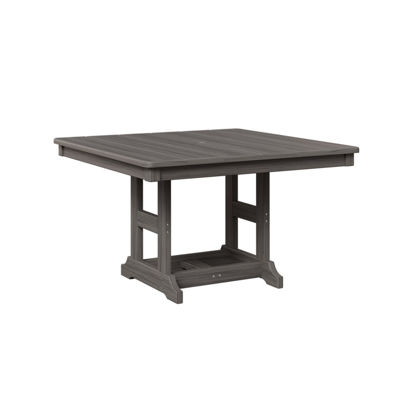 Table carrée pour enfants Berlin, Bois flottant gris