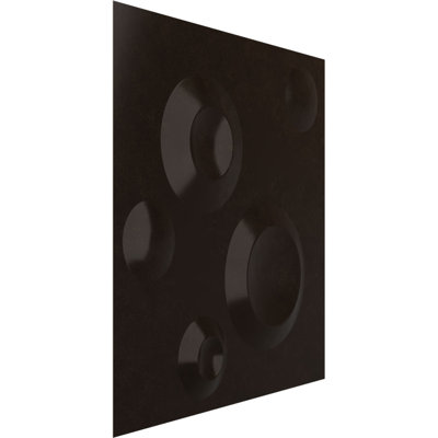 Panneau mural décoratif 3D EnduraWall 19 pi 8 po x H 19 5/8 po, brume métallique rustique universelle (couvre 2,67 pieds carrés)