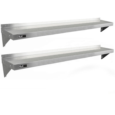 2 Piece Metal Bracket Shelf
