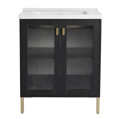27.76'' Single Bathroom Vanity Base Only