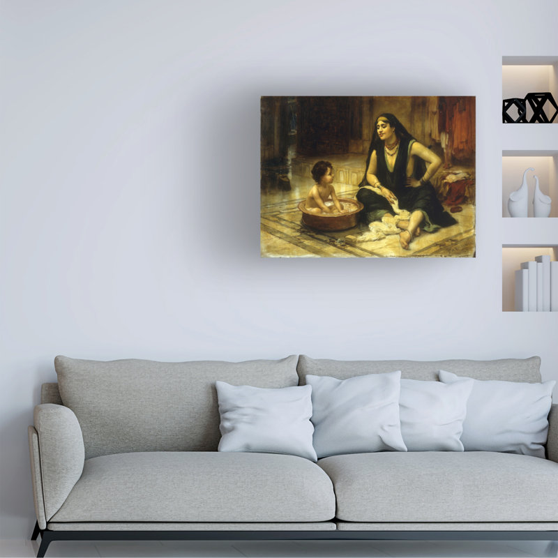 Art sur toile, Frederick Arthur Bridgman, H 14 po x l 19 po