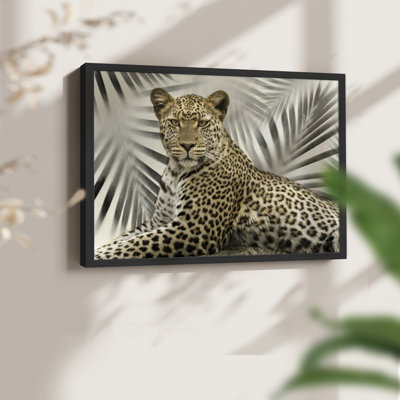 Boho Cheetah -Framed Print - Restickable