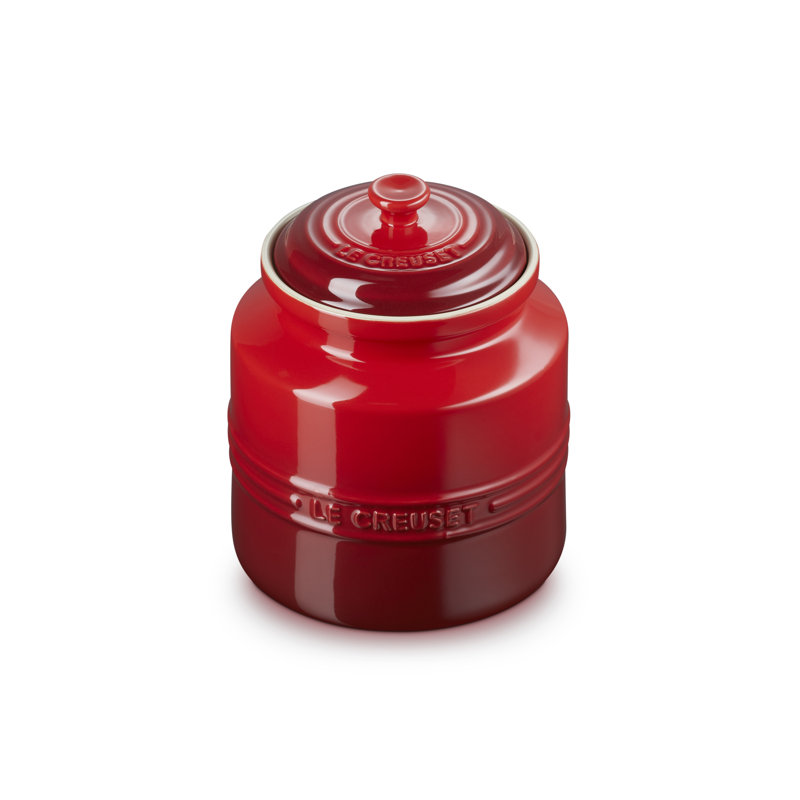 Le Creuset Stoneware Biscuit Jar, Cerise
