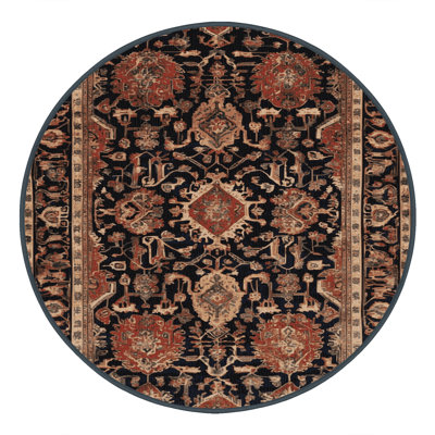 Machine Washable Persian Brown Area Rug