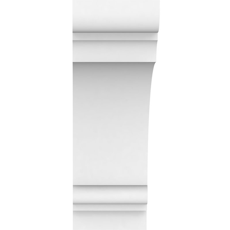 Support Standard Hughes Architectural Grade PVC, H 10 po x l 3,5 po x p 10 po