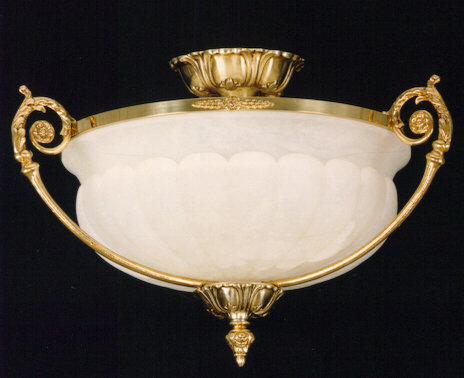 Barringer Glass Semi Flush Mount