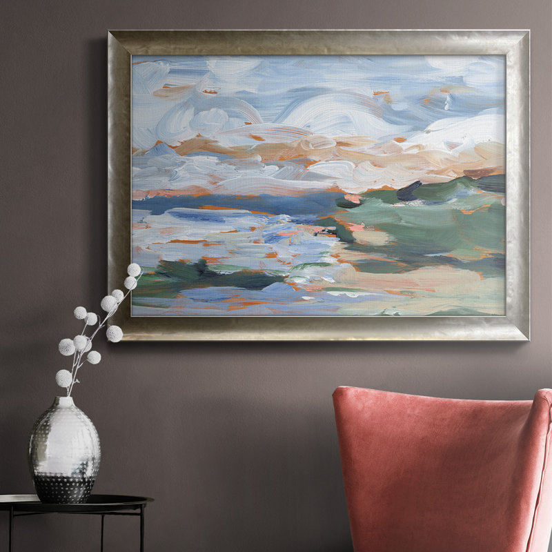 Painter's Composition Study IV, toile encadrée de qualité supérieure - prête à être accrochée, H 18 po x l 27 po