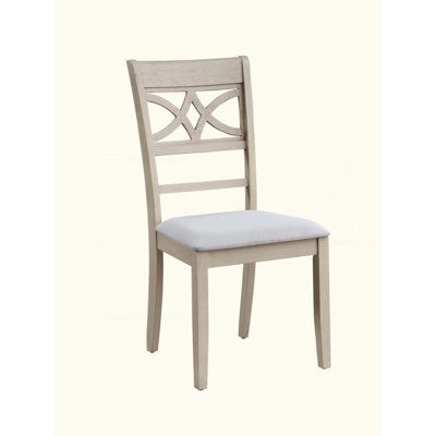 Comfortable And Durable Side Chairs With Padded Seats, Ideal For Dining Rooms And Living Areas, Sold As A Set Of Two