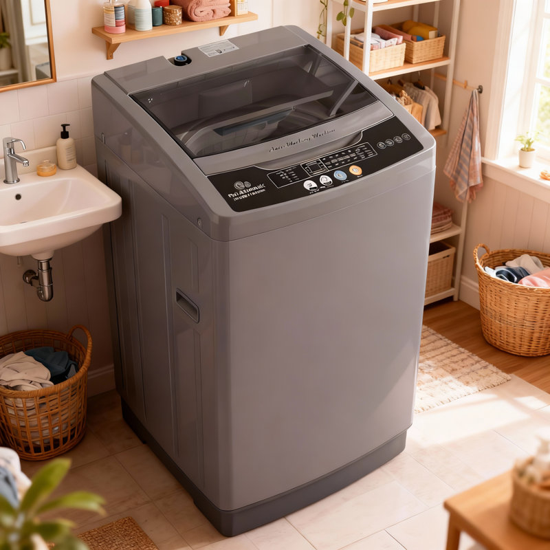 Machine à laver portative d'une capacité de 20 lb avec technologie de lavage turbo