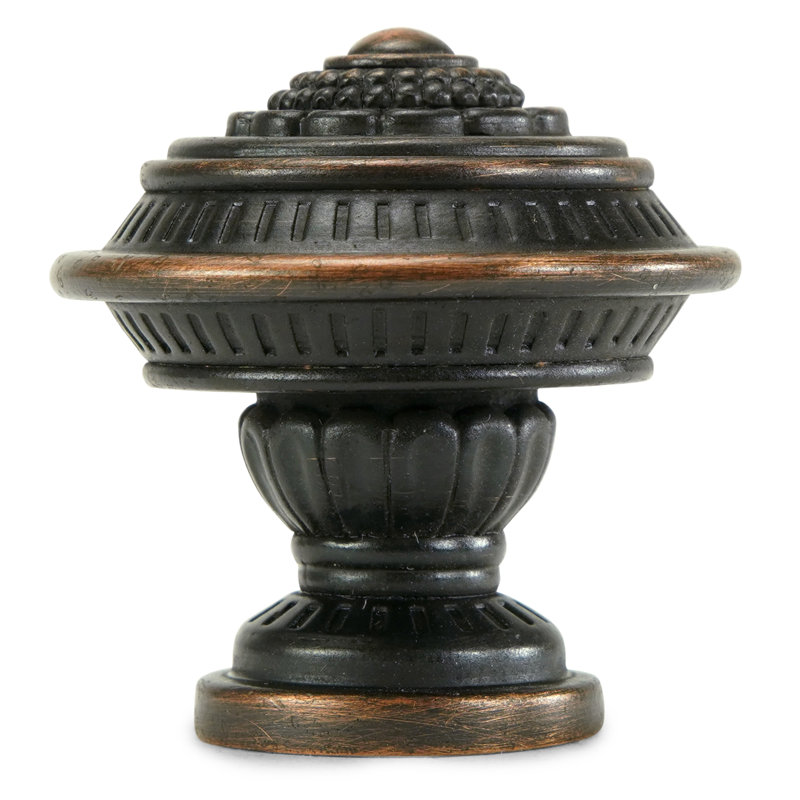 JAMESTOWN KNOB FLORENTINE FINISH, Bronze, 1 3/8"