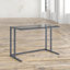 Tapia Glass Steel Writing Desk