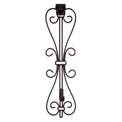 Cintre de couronne ajustable pour porte - élégant (brun)