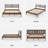 Faheemah Ted Bed, Walnut-337923305