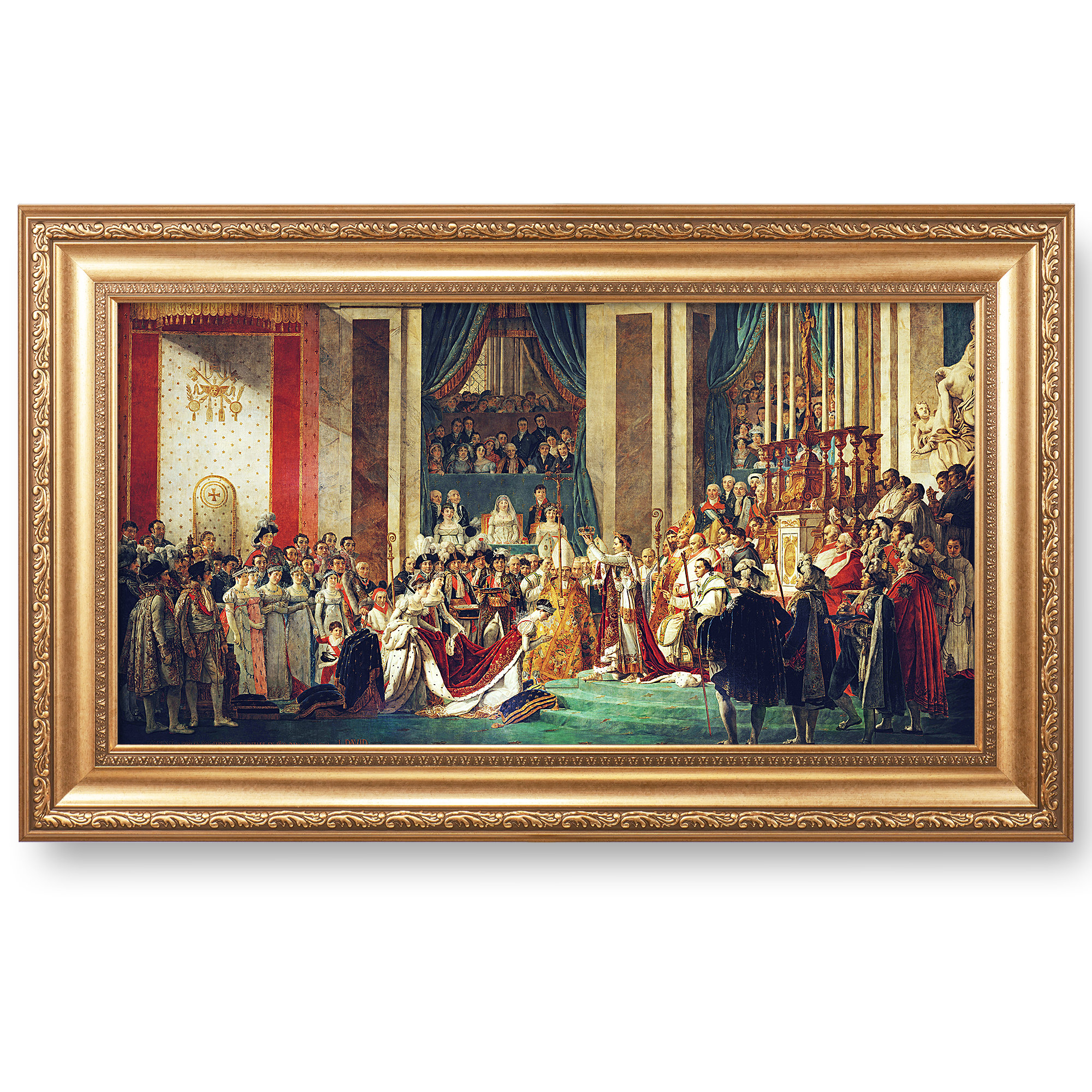 A&T ARTWORK The Coronation of Napoleon and the Coronation of Josephine ...