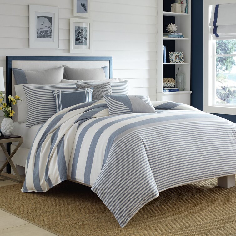 Chambray Reversible Comforter & Shams