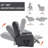 Dual Motor Infinite Position Up To 350 LBS Power Lift Recliner Chair With Power-Remote,Heat Massage And Heavy Duty Motion Mechanism-1142621981