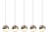 Grapes 5 - Light LED Kitchen Island Pendant-14262562-14262559