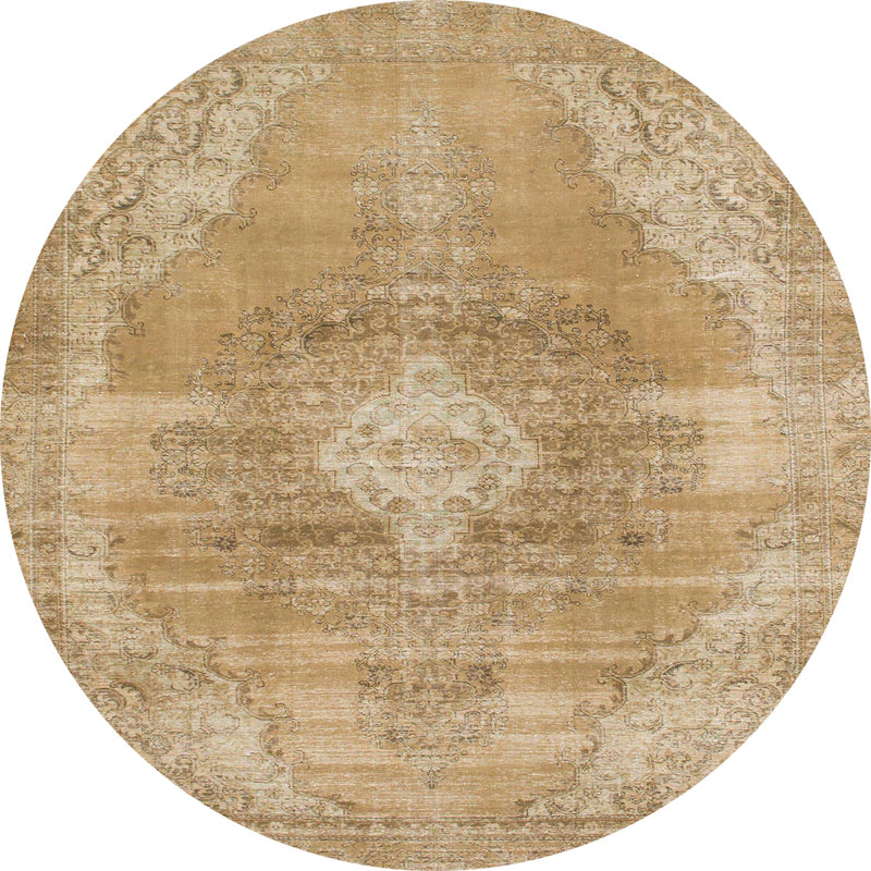 Tapis abstrait moderne 854, Rond 7 pi