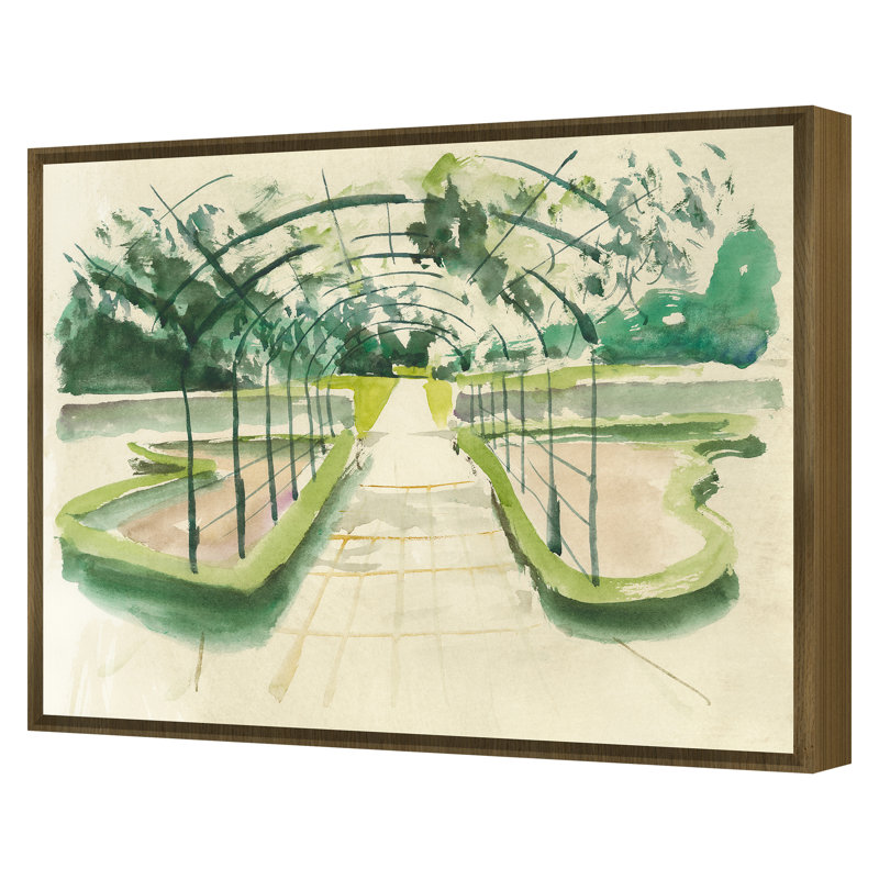 Garden Terrace 4 Print by PC Ngo