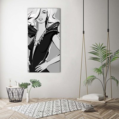 Fashion Illustration - Wrapped Canvas Print