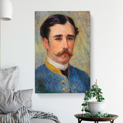 Portrait Of A Man by Pierre-Auguste Renoir - Wrapped Canvas