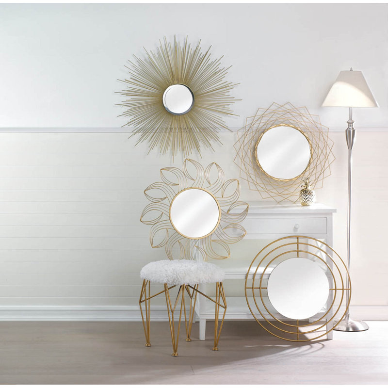 Metal Flat Wall Mirror