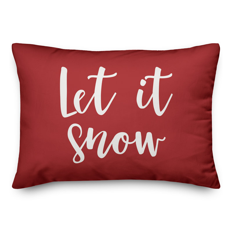 Throw Pillow, Red