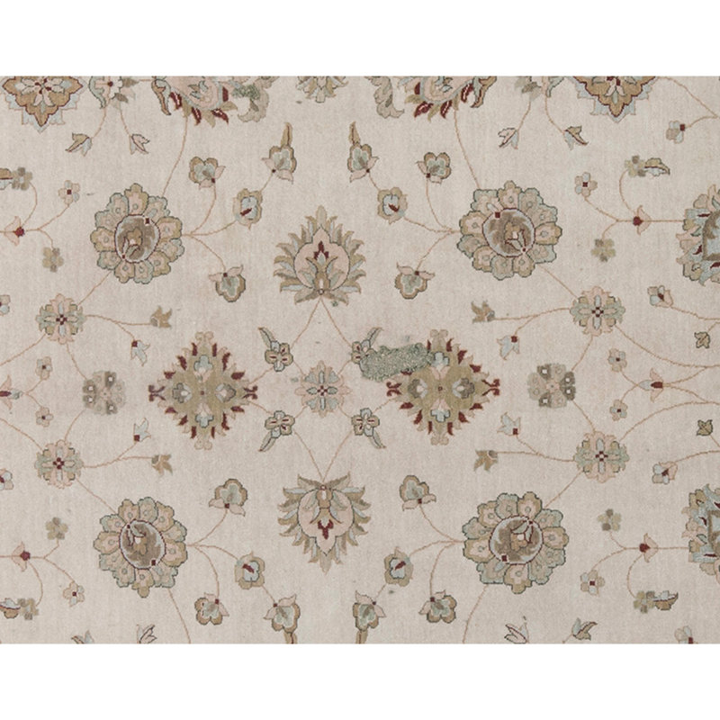 Cornwall Wool Oriental Area Rug in Beige/Red