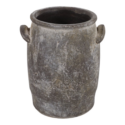 Hooge Rustic Charm Table Vase For Home Decor - Tall Vase With Textured Vessel Silhouette - Elegant Flower Vase Perfect For Centerpiece Vases