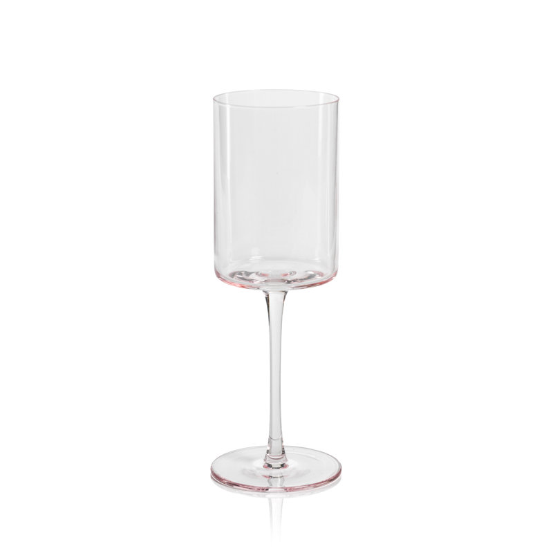 Estella Wine Glasses, Light Pink