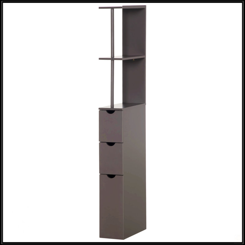 Armoire de rangement 54 po, Brun